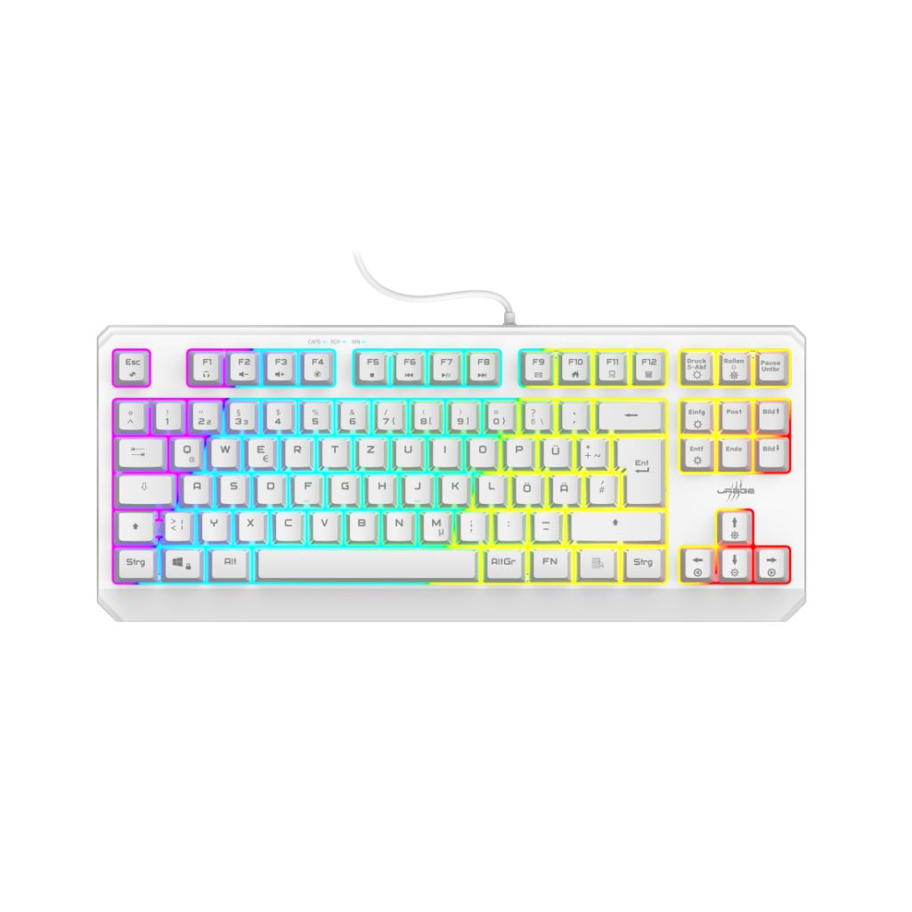 Hama "URAGE EXODUS 220TKL" gaming billentyűzet fehér (217819) (hama217819)-0