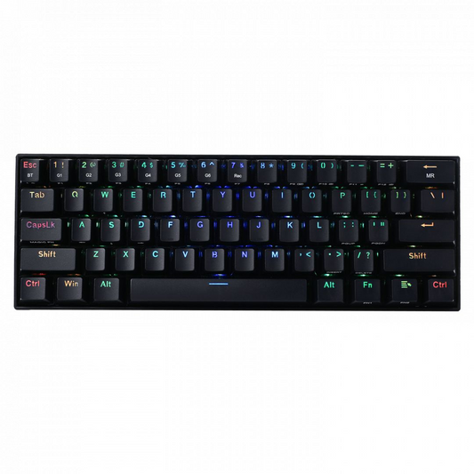 Redragon Draconic Compact RGB Wireless Red Mechanical Tenkeyless Designed Bluetooth Gaming Keyboard Black HU (K530RGB_RED_HU)-0