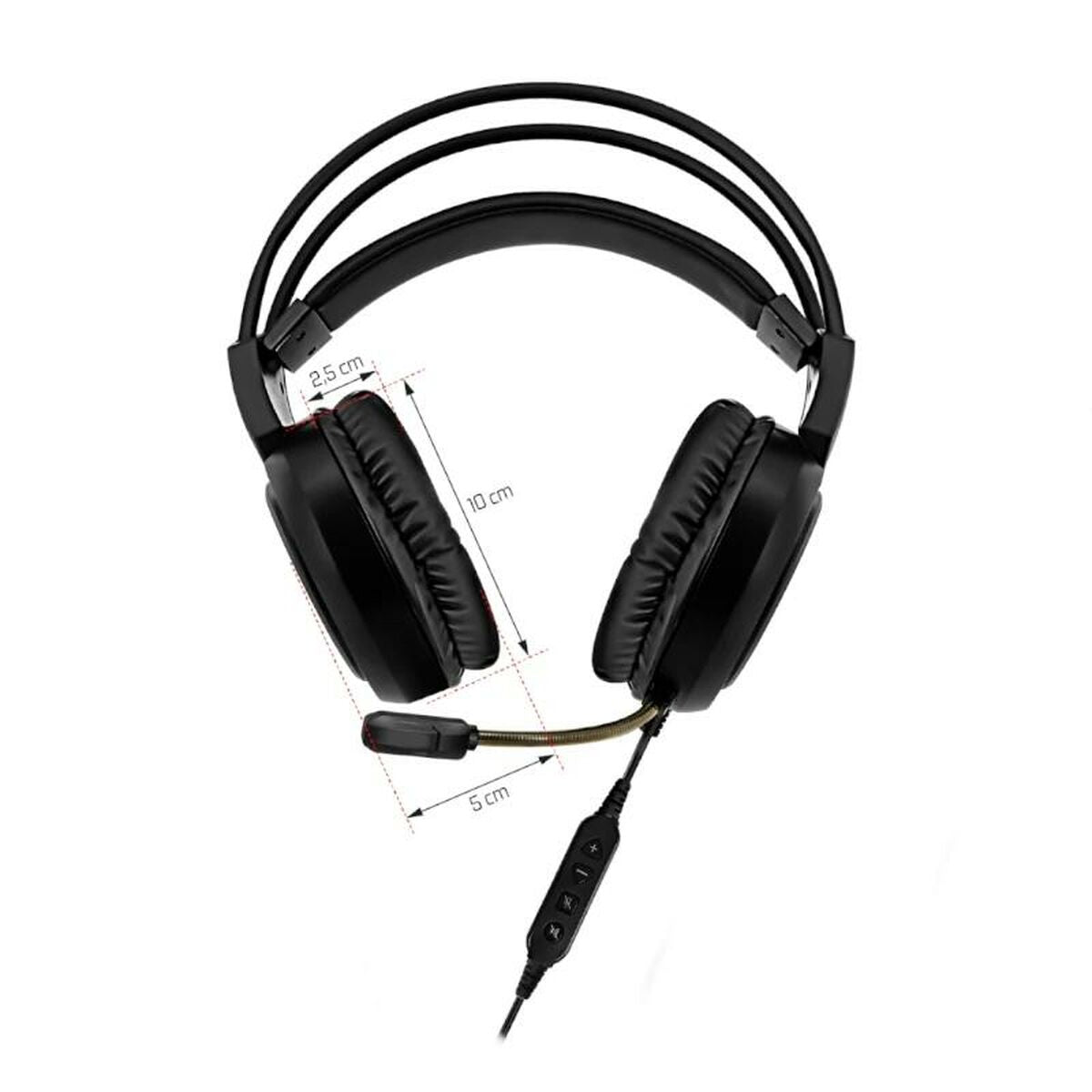 Headphone with Microphone Spirit of Gamer Elite H10 Black-2