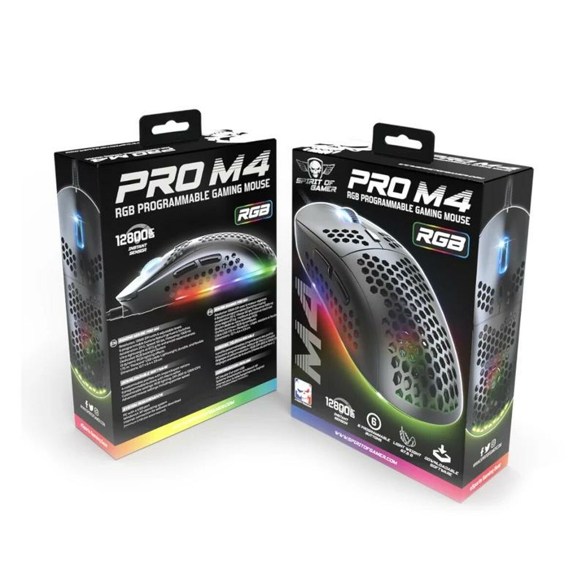 Mouse Spirit of Gamer Ratón Pro M4 Black-1