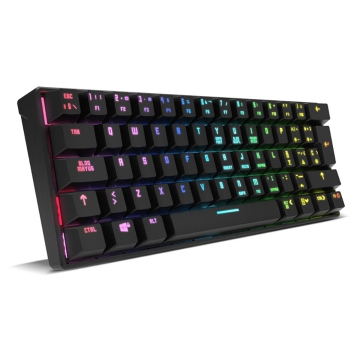 Gaming Keyboard Krom Kluster Black Spanish Qwerty-2
