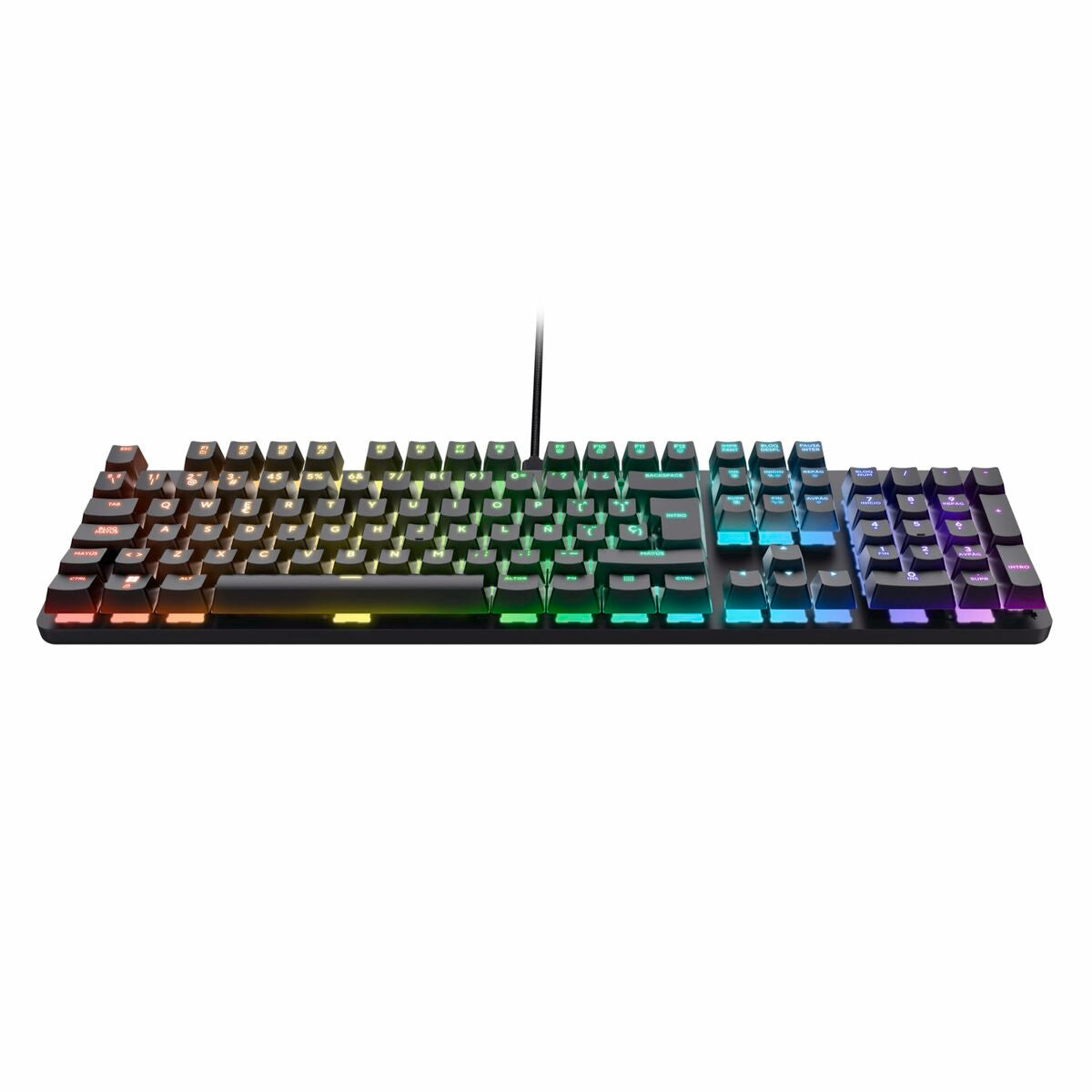 Gaming Keyboard Trust 25682 Black Spanish Qwerty-3