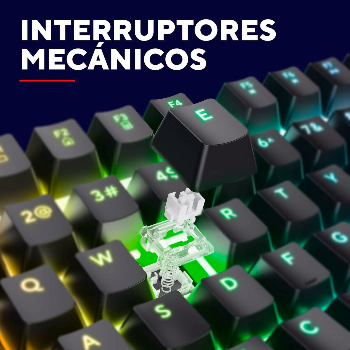 Gaming Keyboard Trust 25682 Black Spanish Qwerty-11
