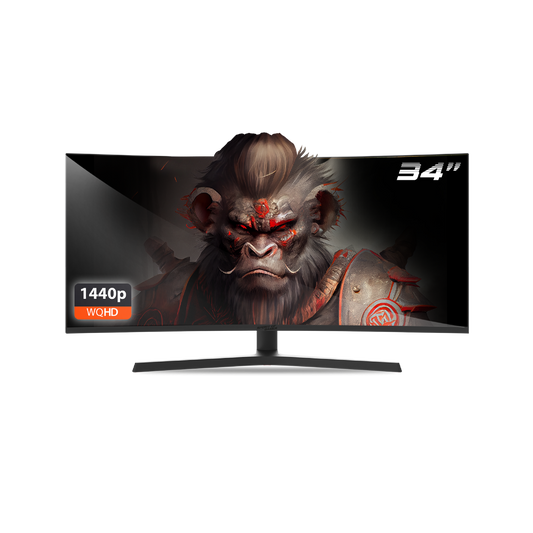 Spirit of Gamer 34" Epic Ívelt Gaming Monitor (SOG-E34V165)-0