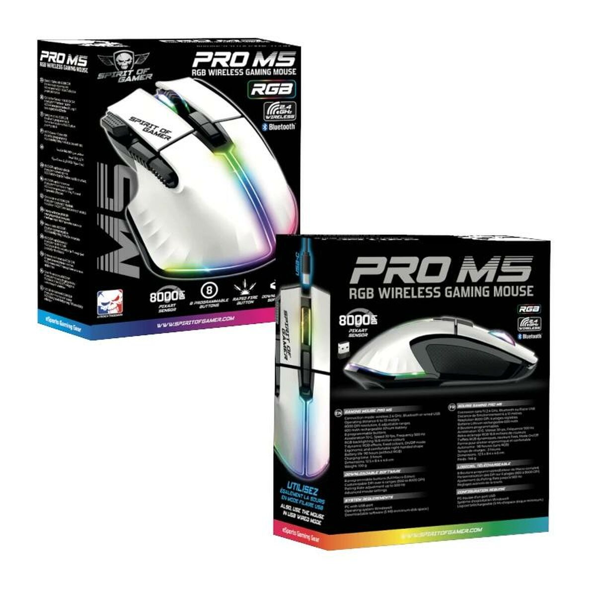 Wireless Mouse Spirit of Gamer Pro M5-1