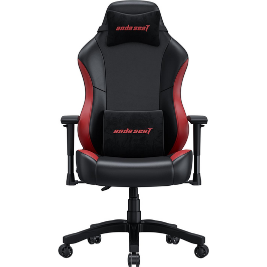 Anda Seat Luna Premium Gaming Chair - L size Black &amp; Red (AD18-48-BR-PV)-0
