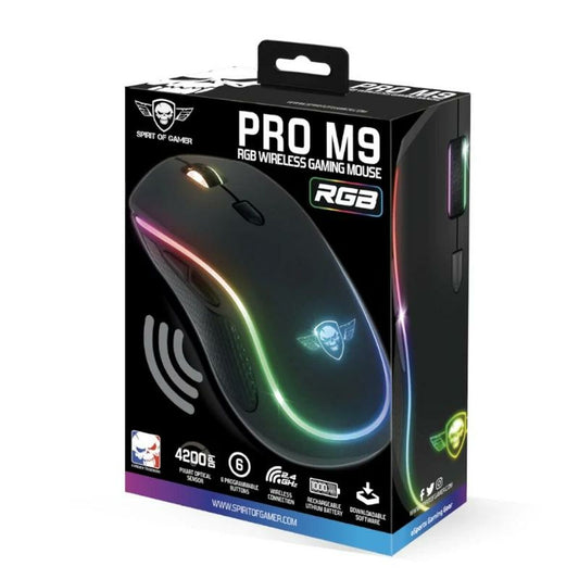 Mouse Spirit of Gamer Pro M9 RGB Black-0