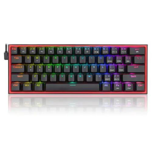 Redragon Fizz Pro black, wired&2.4G&BT Mechanical Keyboard, RGB, red switch Black HU (K616-RGB_RED_HU)-0